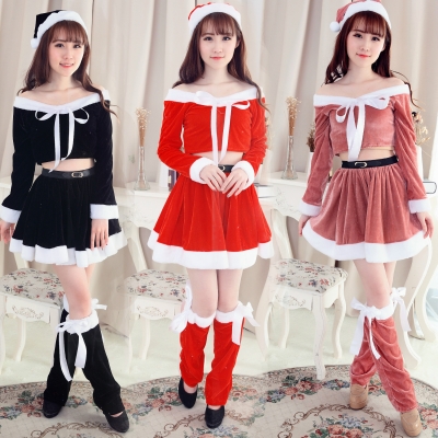 2016 new Christmas sexy bunny costumes Christmas nightclub