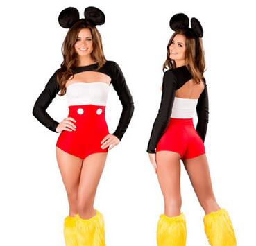 Mickey Mouse Animal Uniform Set Cosplay Clothing Game