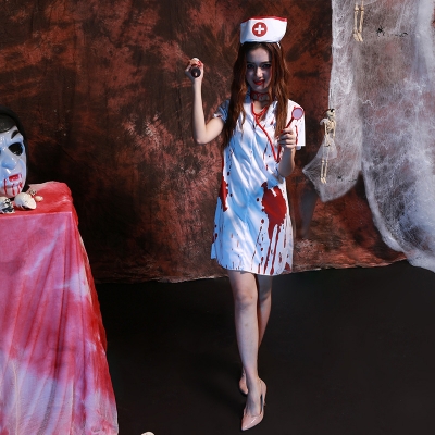 Halloween Horror exports nurse costume COS clothing nurse clothing