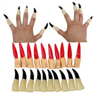 Sadako fingernails fingers Halloween witch Halloween horror props whole person ghost finger