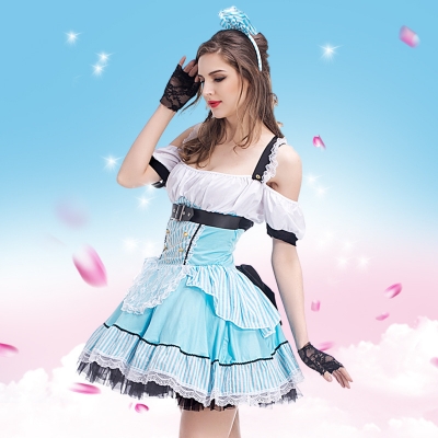 Alice Fairy Women Menswear Uniforms Temptation Halloween Princess Costume Fairy Tale Costume Dress