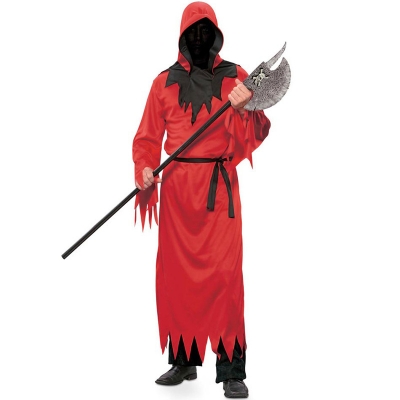 2017 new red no face zombie COS suit adult male models Funny stage performance clothes red devil