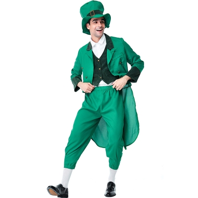 2019COS Halloween St. Patrick's Day Irish Leprechaun Alice Series Children's Adult Elf Dress