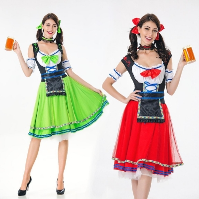 German Oktoberfest clothing Bavarian beer traditional costume party party restaurant clothing