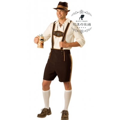 German Oktoberfest clothing beer men's men's waiter clothing