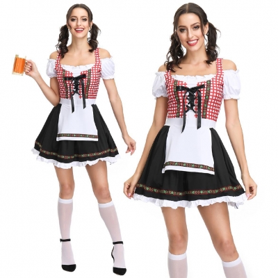 German Oktoberfest clothing beer skirt bar waiter clothing