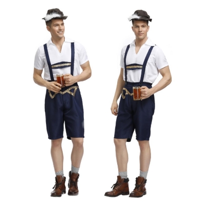 2019 German Beer Festival clothing order section code spot beer men's men's waiter clothing