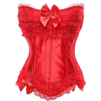 Satin sculpting clothing, court lace, lace folds, classic European and American ladies' slimming underwear