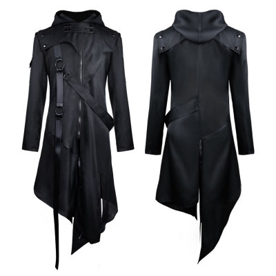 Gothic men's autumn and winter Europe and the United States Halloween COS clothing jacket spot