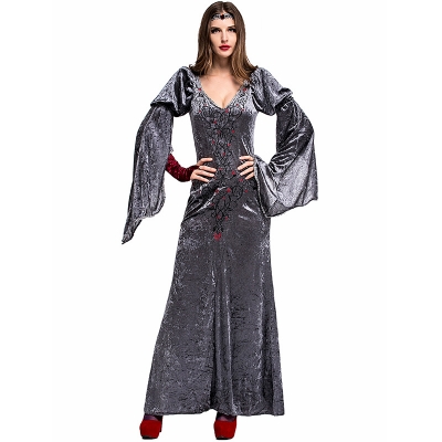 European court medieval queen costume drama stage costume halloween costume