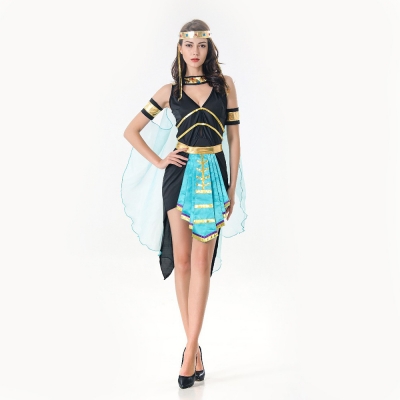 2022 European and American new game uniforms Halloween party ancient Cleopatra costume stage costumes