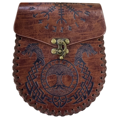 Hot selling Viking style medieval can hang belt coin purse retro pockets