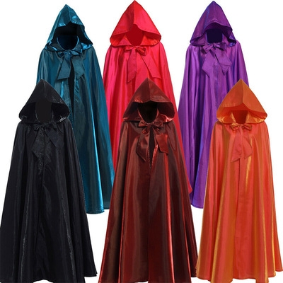 Halloween Costume Medieval Cloak Cloak Wizard Robe Death Cosplay Costume