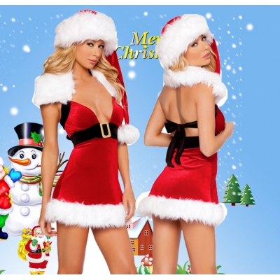 New Christmas clothing adult female bar nightclub sexy annual party performance clothing Christmas clothes cos cos