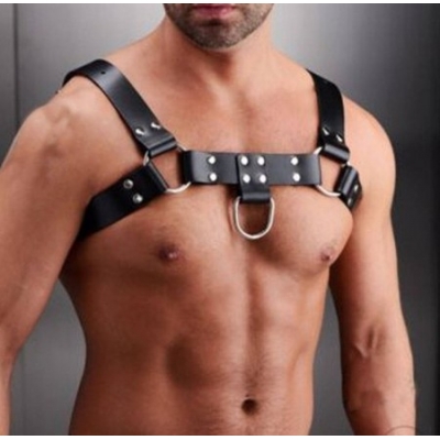 The new fashion men's back straps men's net red shoulder strap chest belt casual versatile