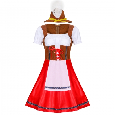Cowgirl Oktoberfest costume cosplay beer costume Germany Munich festival stage performance costume