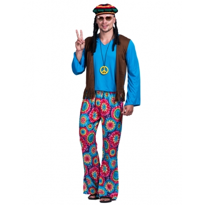 Halloween New trend men's costumes Hippy peace lovers cosplay Halloween costumes