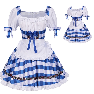 European and American beer festival costumes Bavarian traditional beer maid costumes festival party dance performance costumes