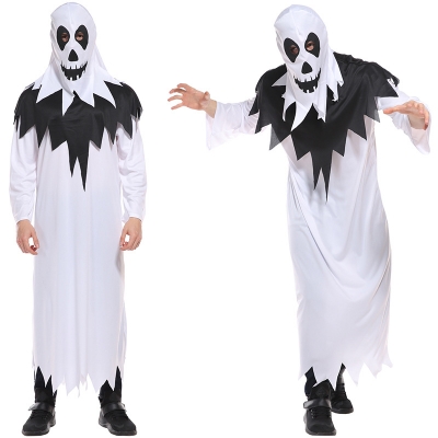 Halloween cosplay costume men's adult face horror ghost clothes performance costume vampire costume elf