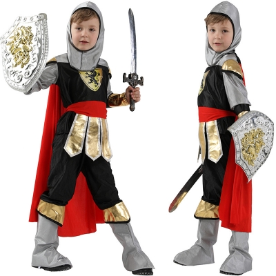 Halloween children's costumes boys prince costumes performance costumes masquerade little warrior dress suit