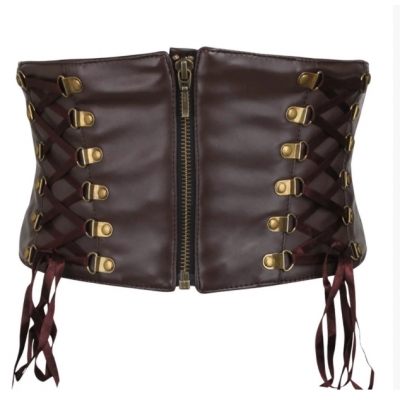 2025 New Arrival - Original Design, Punk Style, Zippered Waist Belt, Women's Outerwear for Wearing with Skirts