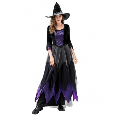 S-XXL witch costume, witch cosplay outfit, spooky witch costume, Halloween costume.