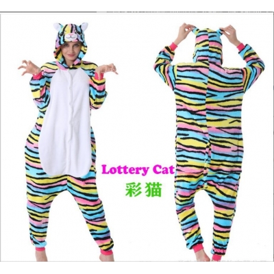 New arrival flannel cartoon animal one-piece pajamas