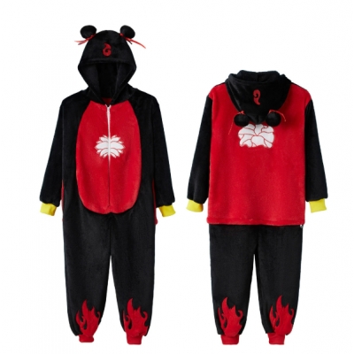 Nezha Ao Bing cartoon animal one-piece pajamas show party home clothes