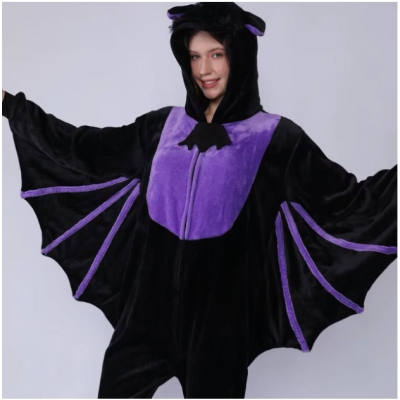 New hot sale red devil halloween costume vampire cartoon animal one-piece pajamas