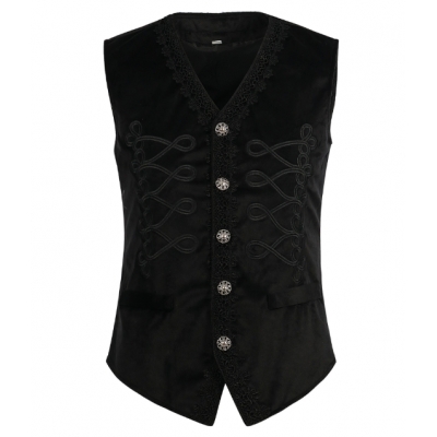 New Men's Clothing Medieval Costumes Retro Men's Tuxedo Vest Halloween Costumes